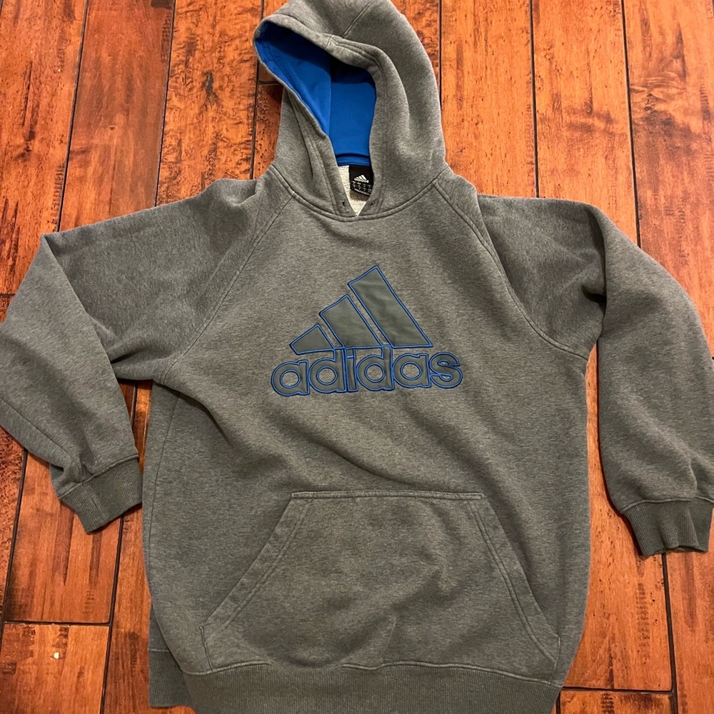 ADIDAS GREY HOODIE